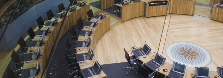 Housing rights banner