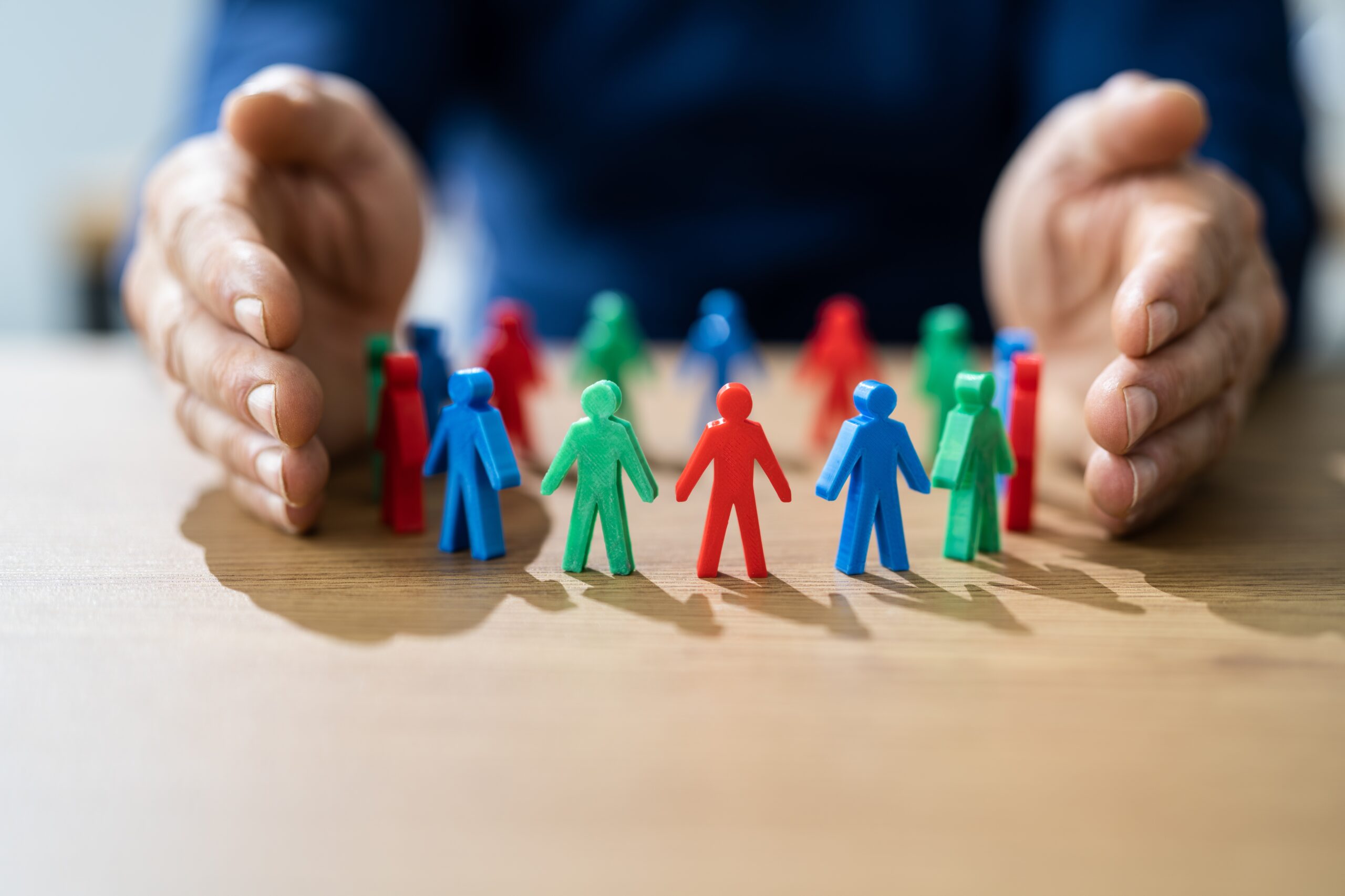 Inclusion,And,Diversity.,Hand,Protecting,Inclusive,Equal,Pawns